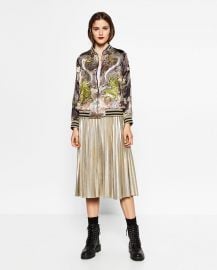 zara Limited Edition Bomber Jacket  at Zara